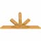 Ekena Millwork Saratoga Rough Sawn Timber Gable Bracket, Western Red Cedar, 48"W x 28"H x 2"D x 4"F, 14/12 Pitch GBW048X28X0204SAR00RWR - alternate 5